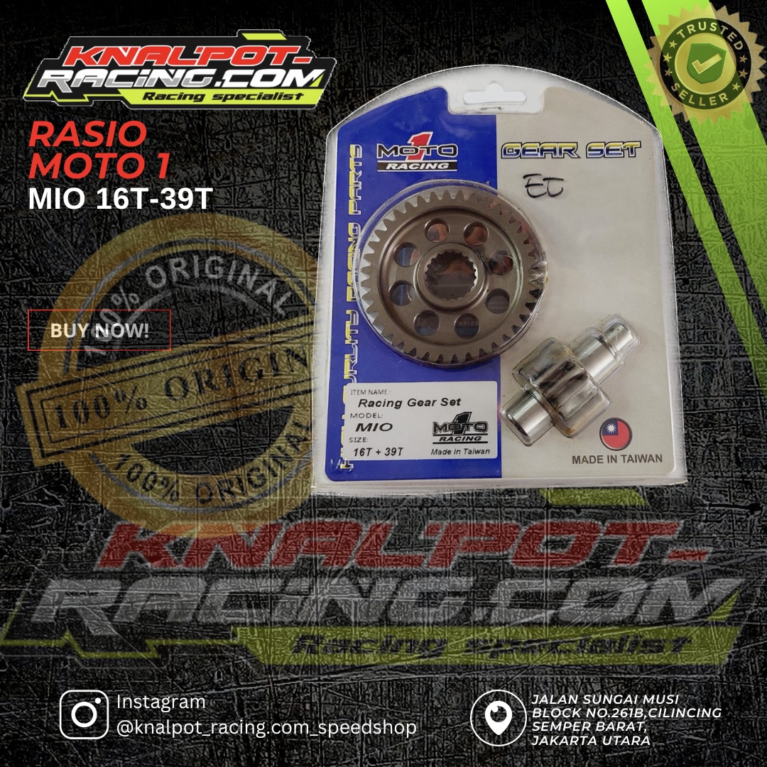 RASIO MOTO1 MIO 16T-39T